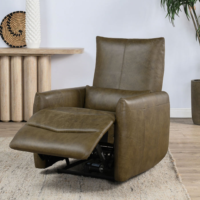 Classic Home Furniture - Thaya Power Recliner Chair Earth Brown - 2196RE21