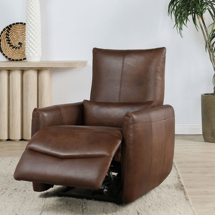 Classic Home Furniture - Thaya Power Recliner Chair Antique Brown - 2196RE31