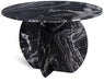Meridian Furniture - Formentera 48" Black Genuine Marble Dining Table - 219Black-DT48 - GreatFurnitureDeal