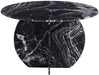 Meridian Furniture - Formentera 48" Black Genuine Marble Dining Table - 219Black-DT48 - GreatFurnitureDeal