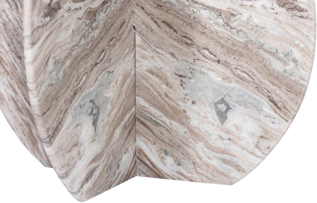 Meridian Furniture - Formentera 48" Brown Genuine Marble Dining Table - 219Brown-DT48 - GreatFurnitureDeal