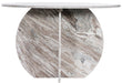 Meridian Furniture - Formentera 48" Brown Genuine Marble Dining Table - 219Brown-DT48 - GreatFurnitureDeal
