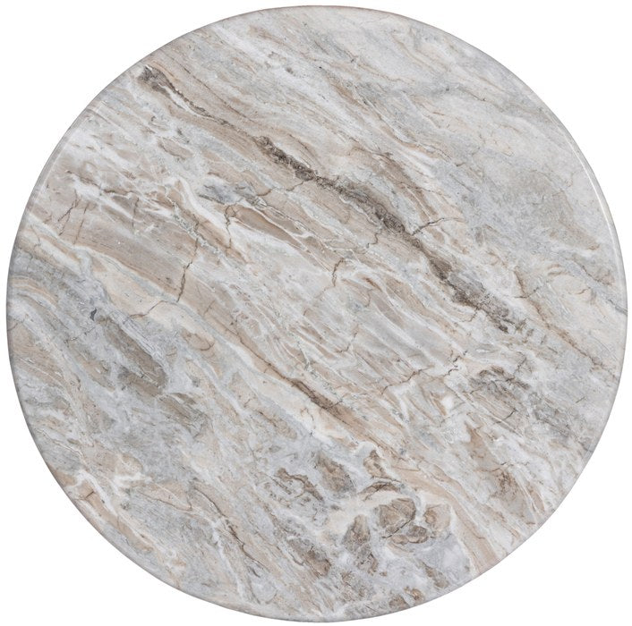 Meridian Furniture - Formentera 48" Brown Genuine Marble Dining Table - 219Brown-DT48 - GreatFurnitureDeal