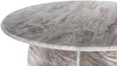 Meridian Furniture - Formentera 48" Brown Genuine Marble Dining Table - 219Brown-DT48 - GreatFurnitureDeal