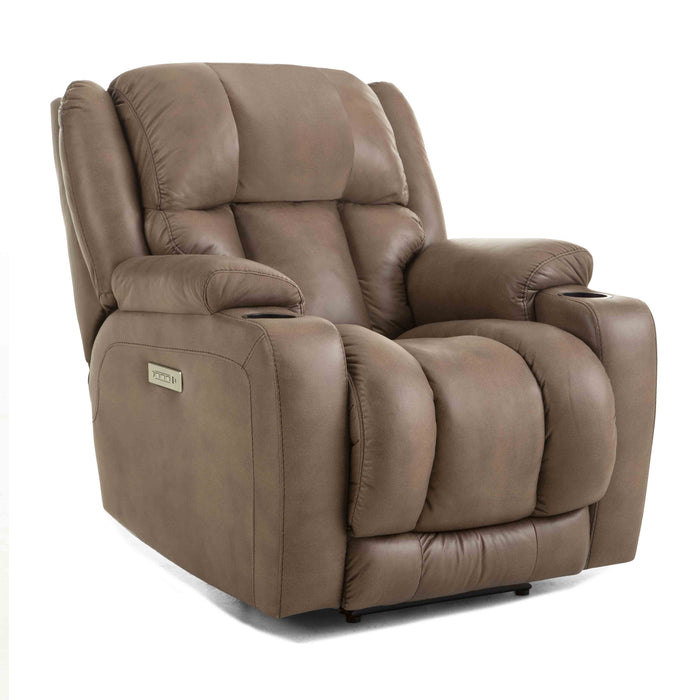 Motion Ease - Bennett Triple Power Recliner with Zero Gravity Mechanismo in Mocha - 220-96-17 - GreatFurnitureDeal