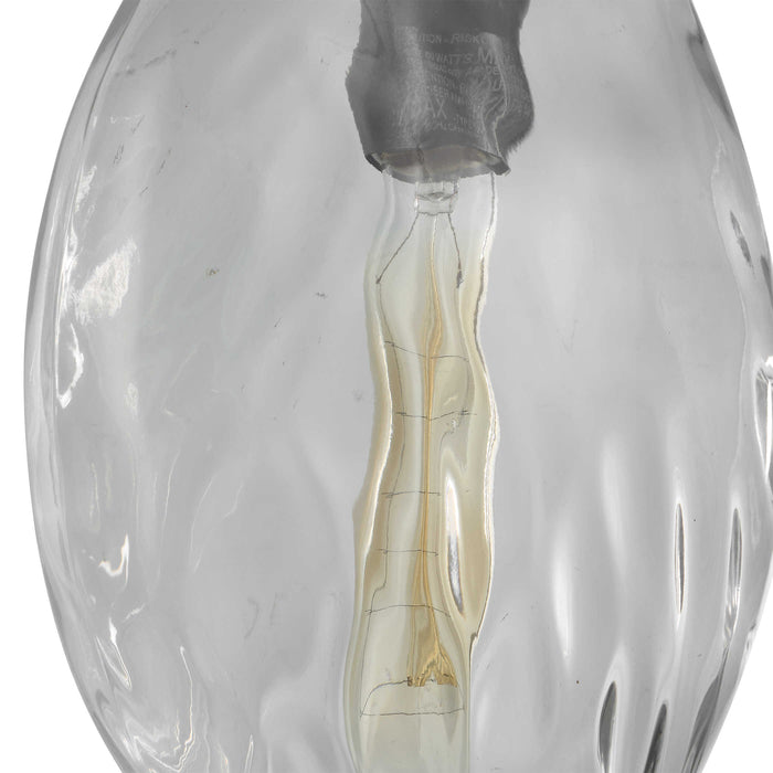 Uttermost - Campester 1 Light Watered Glass Mini Pendant - 22049 - GreatFurnitureDeal