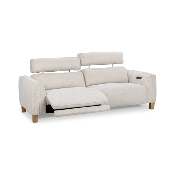 Classic Home - Conway 2 Piece Power Recliner Sofa Ivory - 2205SF11 - GreatFurnitureDeal