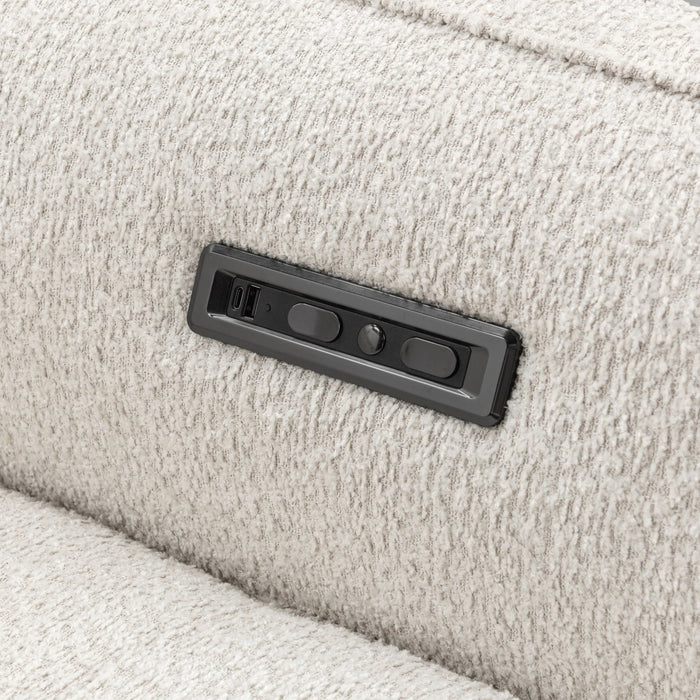Classic Home - Conway Reclining Sofa in Ivory - 2205SF11