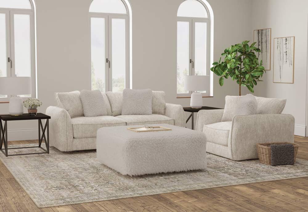 Jackson Furniture - Bankside 4 Piece Living Room Set in Parchment - 2206-03-02-01-10-PARCHMENT