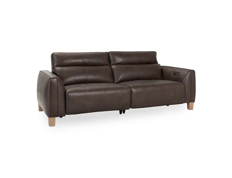 Classic Home - Conway 2 Piece Power Recliner Sofa Brown - 2206SF11 - GreatFurnitureDeal