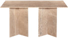 Meridian Furniture - Verona 60" Natural Marble Dining Table (3 Boxes) - 220Travertine-DT60 - GreatFurnitureDeal