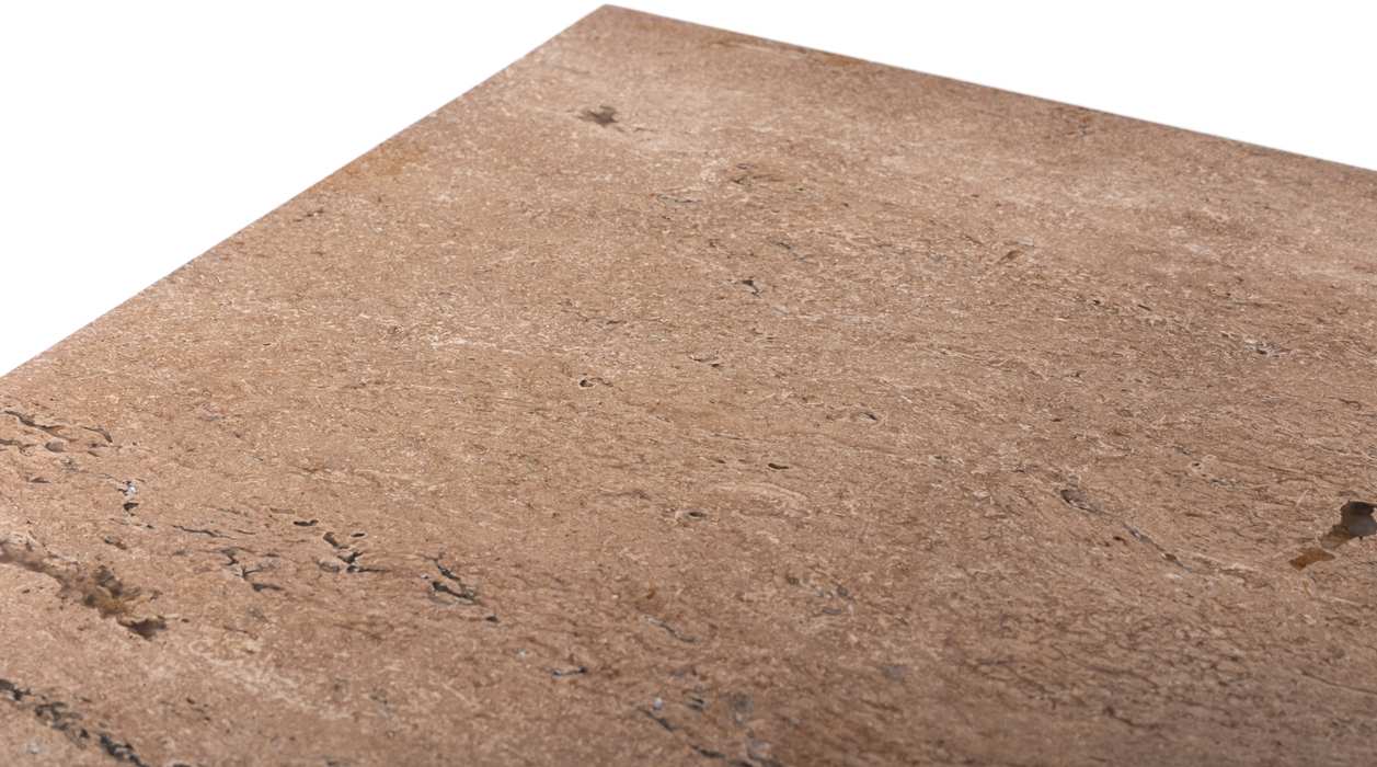 Meridian Furniture - Verona 60" Natural Marble Dining Table (3 Boxes) - 220Travertine-DT60 - GreatFurnitureDeal