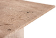 Meridian Furniture - Verona 60" Natural Marble Dining Table (3 Boxes) - 220Travertine-DT60 - GreatFurnitureDeal