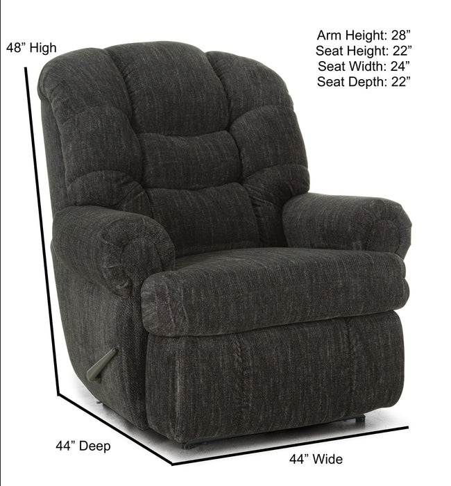 Motion Ease - Lennox Big Man's Recliner in Graphite - 221-94-14 - GreatFurnitureDeal