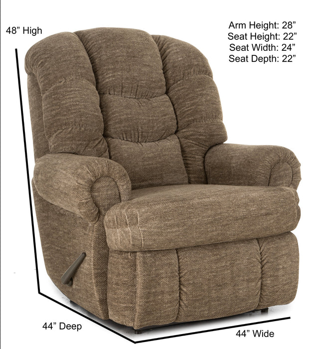 Motion Ease - Lennox Big Man's Recliner in Camel - 221-94-17 - GreatFurnitureDeal