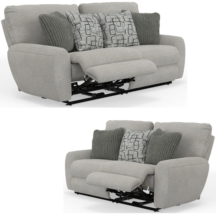 Catnapper - Maxwell 2 Piece Power Reclining Sofa Set in Cream - 62211-12-CREAM - GreatFurnitureDeal