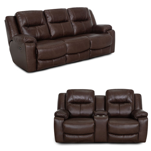 Franklin Furniture - 682 Culver 2 Piece Power Reclining Sofa Set in Rogue Espresso - 68247-68235-ESPRESSO - GreatFurnitureDeal