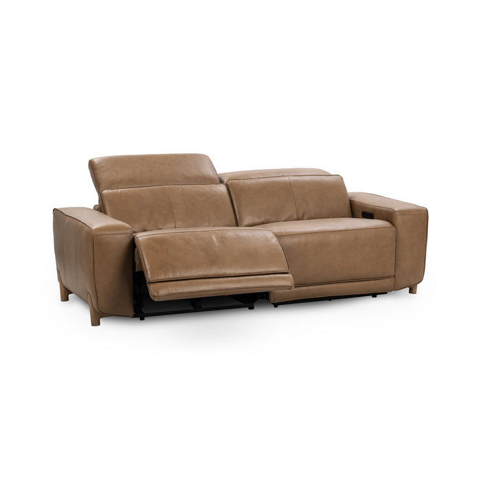 Classic Home - Kadon Zero Gravity Power Recliner Upholstered Leather Sofa - 2222SF11 - GreatFurnitureDeal