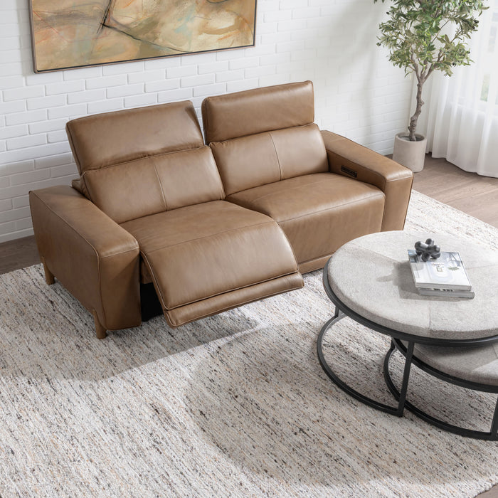 Classic Home - Kadon Zero Gravity Power Recliner Upholstered Leather Sofa - 2222SF11 - GreatFurnitureDeal