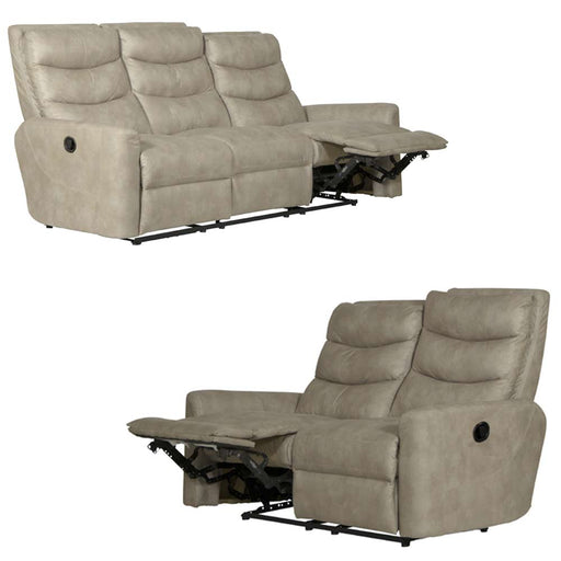 Catnapper - Gill 2 Piece Power Reclining Sofa Set in Putty - 62641-62642-PUTTY - GreatFurnitureDeal