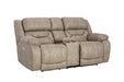 Motion Ease - Oakley Zero Gravity Power Loveseat in Tan - 223-26-17 - GreatFurnitureDeal