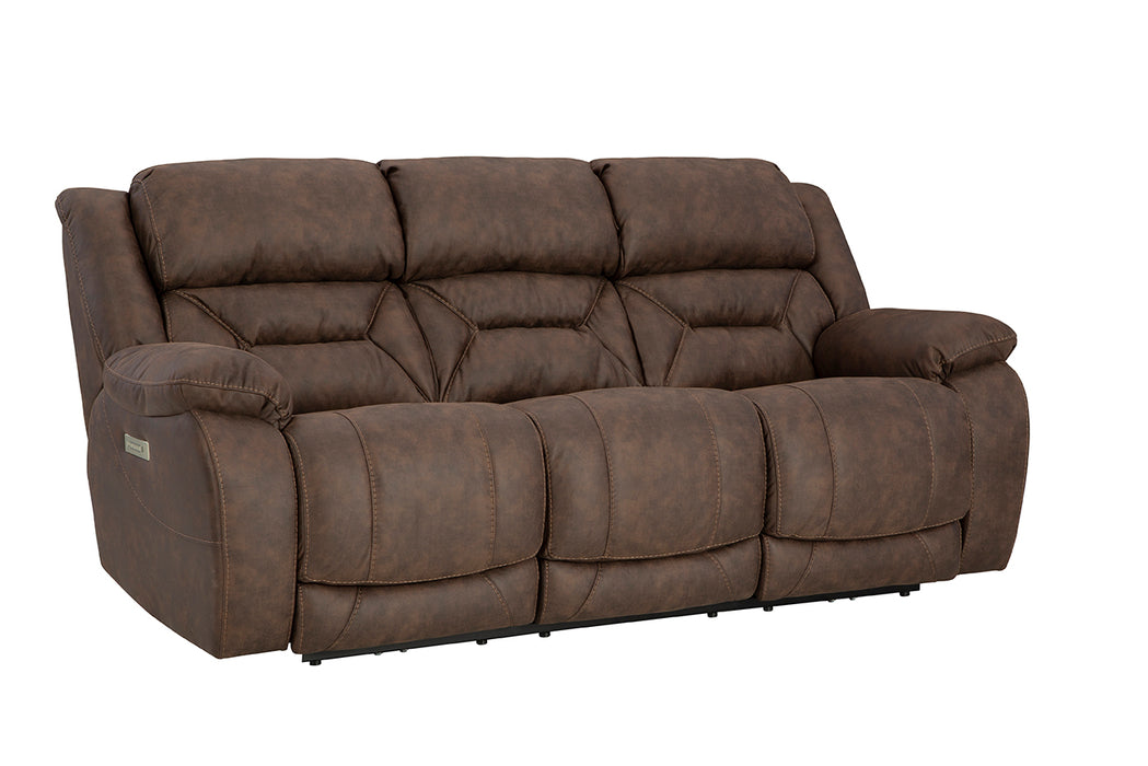 Motion Ease - Oakley Double Reclining Zero Gravity Power Sofa in Brown - 223-36-21 - GreatFurnitureDeal