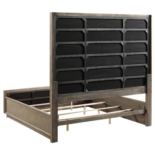 Coaster Furniture - Durango 80-inch King Panel Bed Taupe Oak - 223271KE - GreatFurnitureDeal