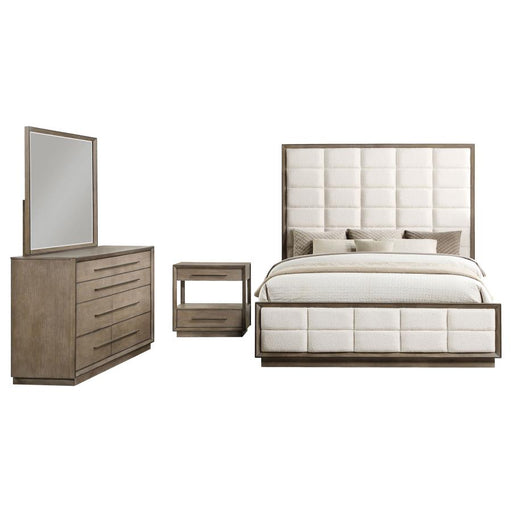 Coaster Furniture - Durango 4-piece Queen Bedroom Set Taupe Oak - 223271Q-S4 - GreatFurnitureDeal