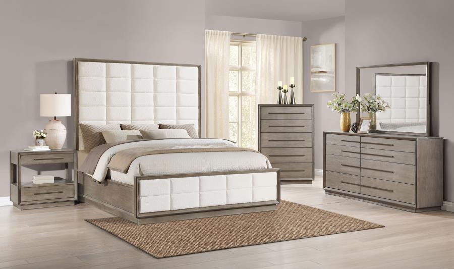 Coaster Furniture - Durango 4-Piece California King Bedroom Set Taupe Oak - 223271KW-S4 - GreatFurnitureDeal