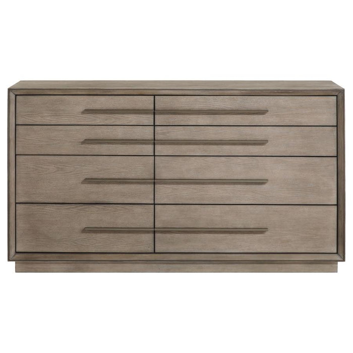 Coaster Furniture - Durango 8-Drawer Dresser Taupe Oak - 223273 - GreatFurnitureDeal
