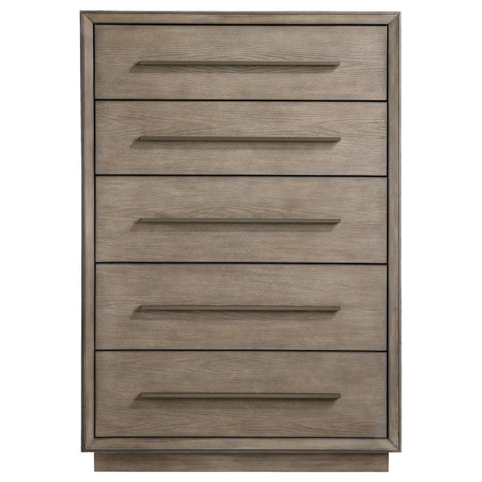 Coaster Furniture - Durango 5-Drawer Chest Taupe Oak - 223275 - GreatFurnitureDeal