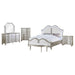Coaster Furniture - Evangeline 5 Piece King Bedroom Set in Silver Oak - 223391KE-S5 - GreatFurnitureDeal