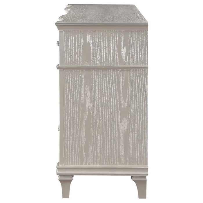 Coaster Furniture - Evangeline 9-Drawer Dresser in Silver Oak - 223393 - GreatFurnitureDeal