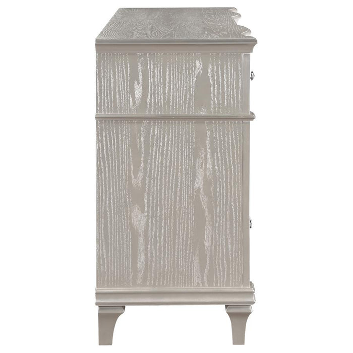Coaster Furniture - Evangeline 9-Drawer Dresser in Silver Oak - 223393 - GreatFurnitureDeal