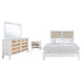 Coaster Furniture - Bexhill 5-Piece King Bedroom Set White - 223471KE-S5 - GreatFurnitureDeal