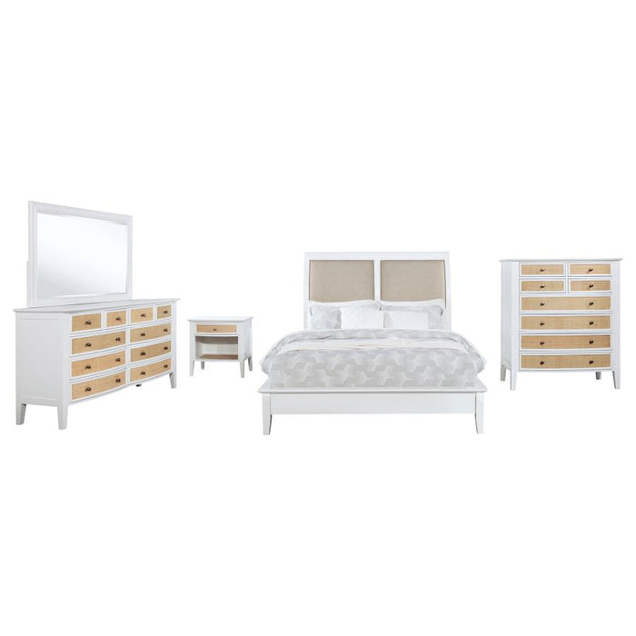 Coaster Furniture - Bexhill 5-Piece King Bedroom Set White - 223471KE-S5 - GreatFurnitureDeal