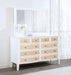 Coaster Furniture - Bexhill 10-Drawer Dresser and Mirror White - 223473M - GreatFurnitureDeal