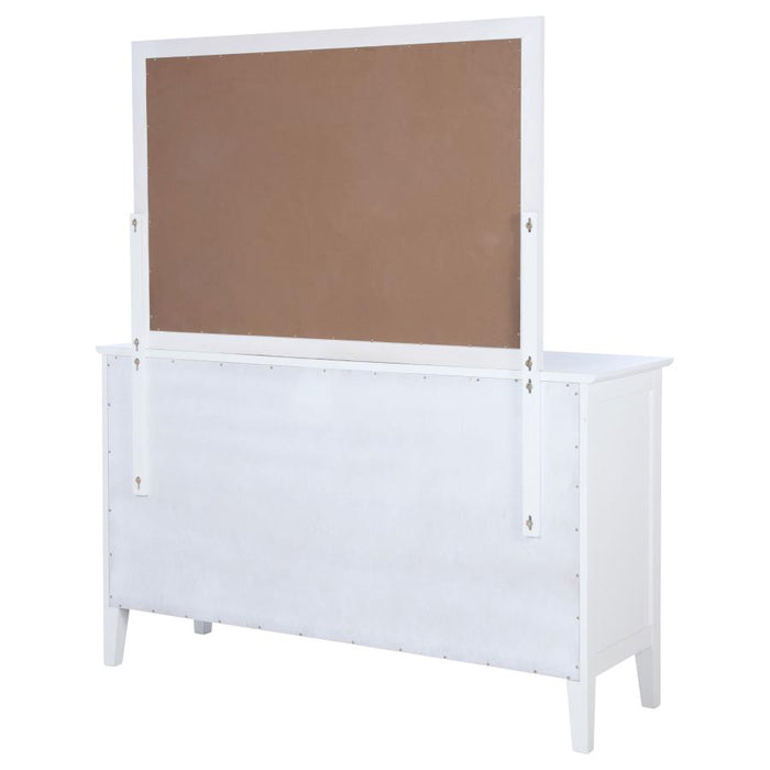 Coaster Furniture - Bexhill 10-Drawer Dresser and Mirror White - 223473M - GreatFurnitureDeal