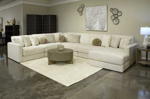 Jackson Furniture - Ritzy 6 Piece Sectional Sofa in Bone/Pearl - 223536-223531-223559-223531-223531-223576 - GreatFurnitureDeal