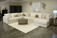 Jackson Furniture - Ritzy 6 Piece Sectional Sofa in Bone/Pearl - 223536-223531-223559-223531-223531-223576 - GreatFurnitureDeal