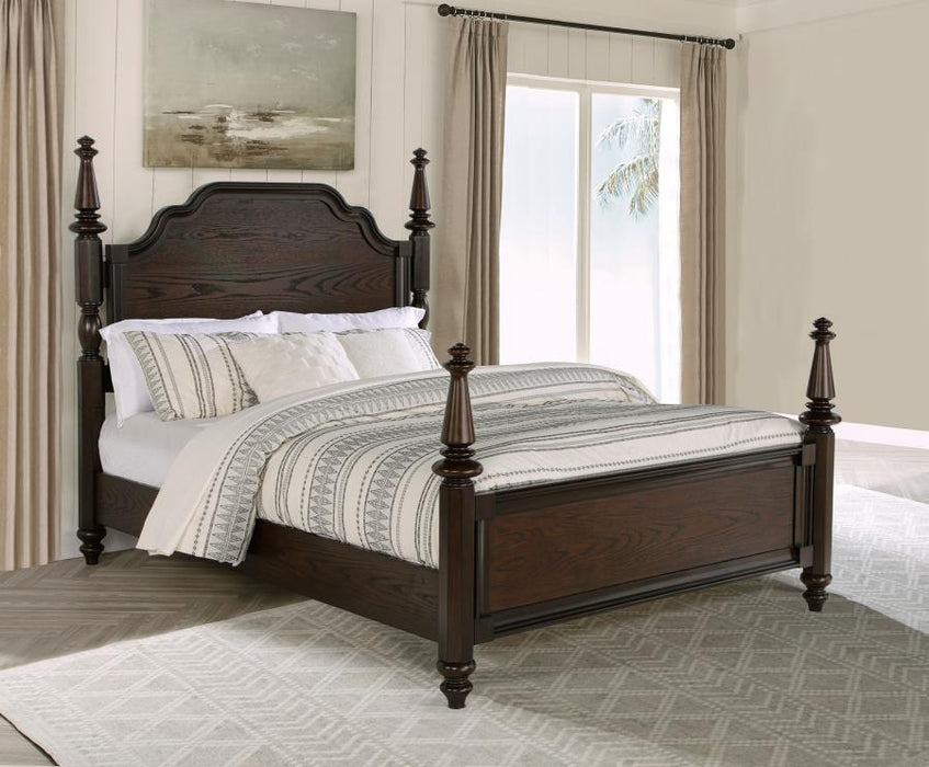 Coaster Furniture - Andover 4-Piece King Bedroom Set Dark Oak - 223631KE-S4 - GreatFurnitureDeal