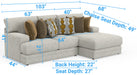 Jackson Furniture - Tori 2 Piece Sectional Sofa in Birch/Ochre - 224062-224076 - GreatFurnitureDeal
