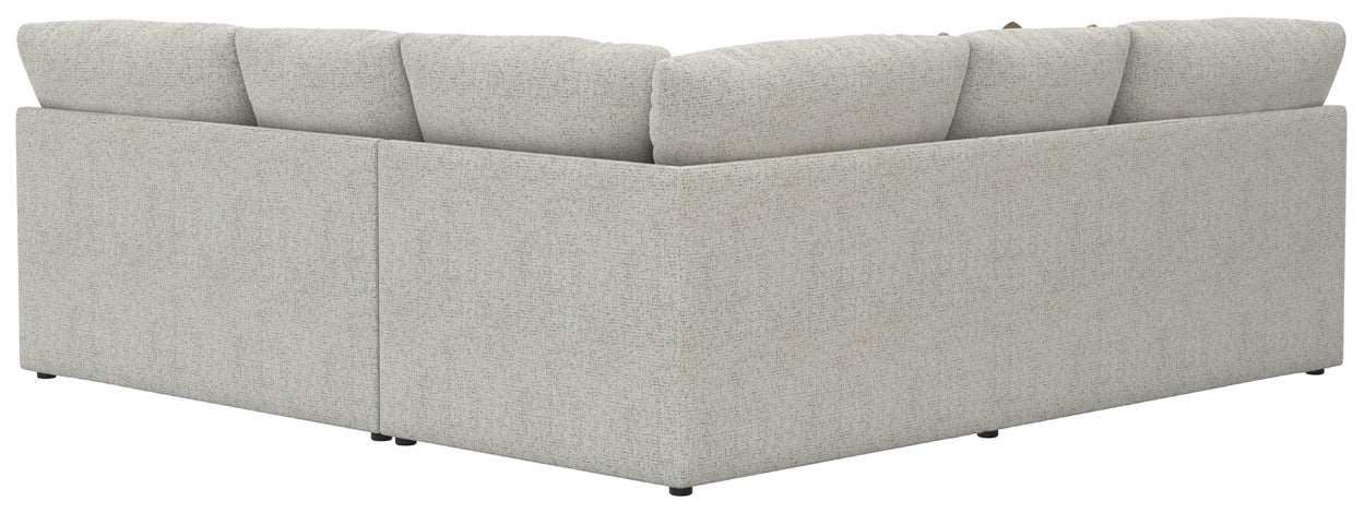 Jackson Furniture - Tori 3 Piece Sectional Sofa with Cocktail Ottoman 41" in Birch/Ochre - 224062-224059-224072-224012 - GreatFurnitureDeal