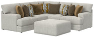 Jackson Furniture - Tori 3 Piece Sectional Sofa with Cocktail Ottoman 41" in Birch/Ochre - 224062-224059-224072-224012 - GreatFurnitureDeal