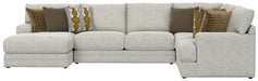 Jackson Furniture - Tori 4 Piece Sectional Sofa with Cocktail Ottoman 41" in Birch/Ochre - 224075-224030-224059-224072-224012 - GreatFurnitureDeal