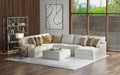 Jackson Furniture - Tori 4 Piece Sectional Sofa with Cocktail Ottoman 41" in Birch/Ochre - 224062-224059-224030-224076-224012 - GreatFurnitureDeal