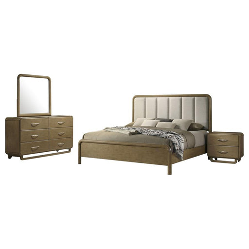 Coaster Furniture - Amsbury 4-Piece King Bedroom Set Nutmeg - 224271KE-S4 - GreatFurnitureDeal