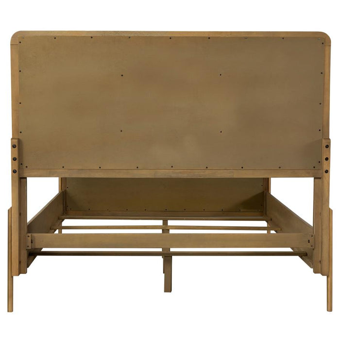 Coaster Furniture - Arini Rattan California King Panel Bed Sand Wash and Natural - 224300KW - GreatFurnitureDeal