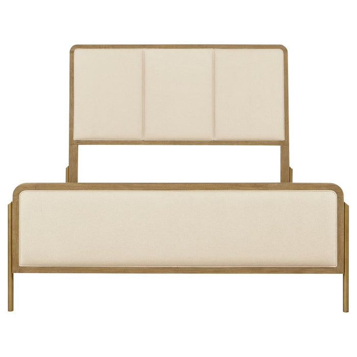 Coaster Furniture - Arini 56-inch California King Panel Bed in Cream and Sand Wash - 224301KWCRM - GreatFurnitureDeal