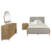 Coaster Furniture - Arini 4 Piece King Panel Bedroom Set in Sand Wash and Grey - 224301KE-S4 - GreatFurnitureDeal